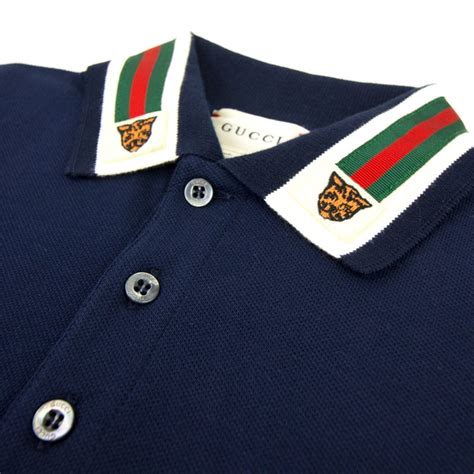 gucci tiger long sleeve shirt|gucci tiger embroidered polo shirt.